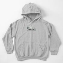 where we're going, we don't need roads Kids Pullover Hoodie