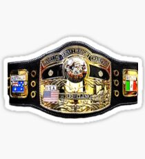 World Heavyweight Championship Belt Sticker