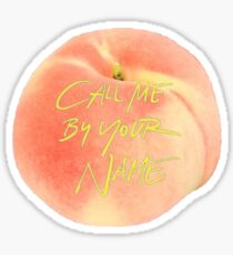 Call Me By Your Name Peach Sticker