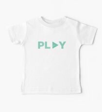 Play Typography Baby Tee