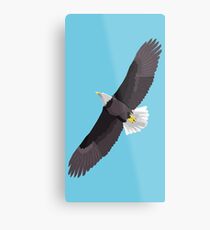 Geometric Eagle Metal Print