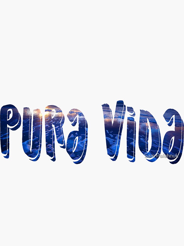 PURA VIDA sticker by sampalahnukart