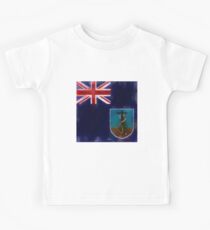 Montserrat Flag Reworked No. 1, Series 1 Kids Tee