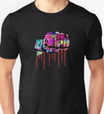 Graffiti covered fist Unisex T-Shirt
