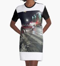 Car Graphic T-Shirt Dress