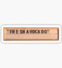 Fr e sh a voca do Sticker
