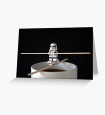 Stormtrooper Training Greeting Card