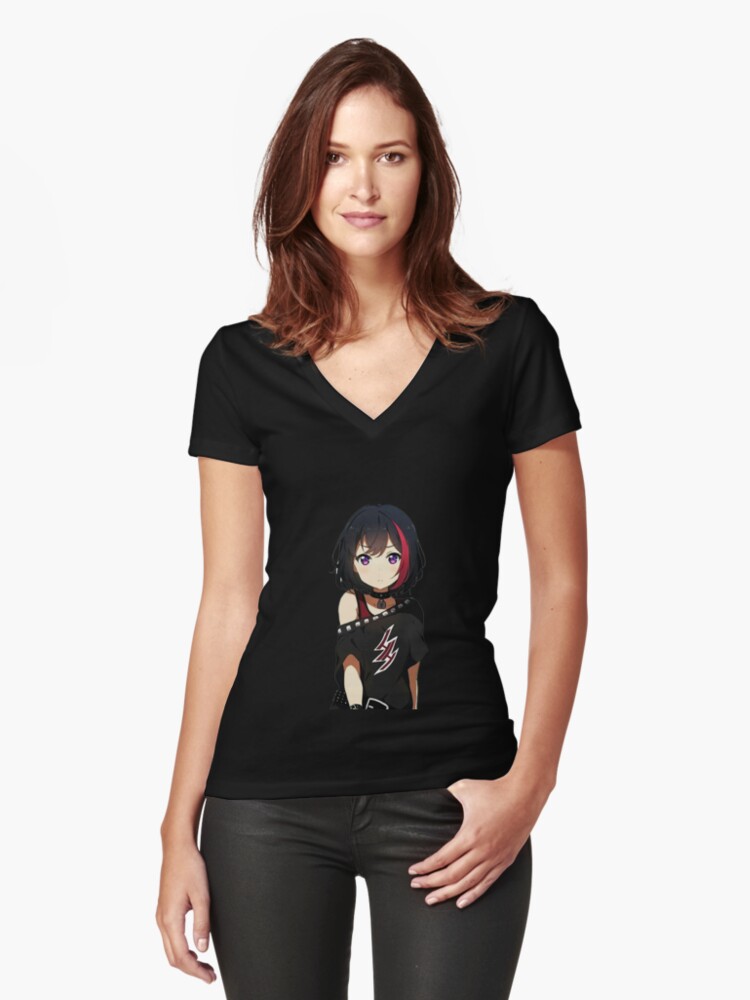 Download "Hentai Haven-chan" Women's Fitted V-Neck T-Shirt by ...