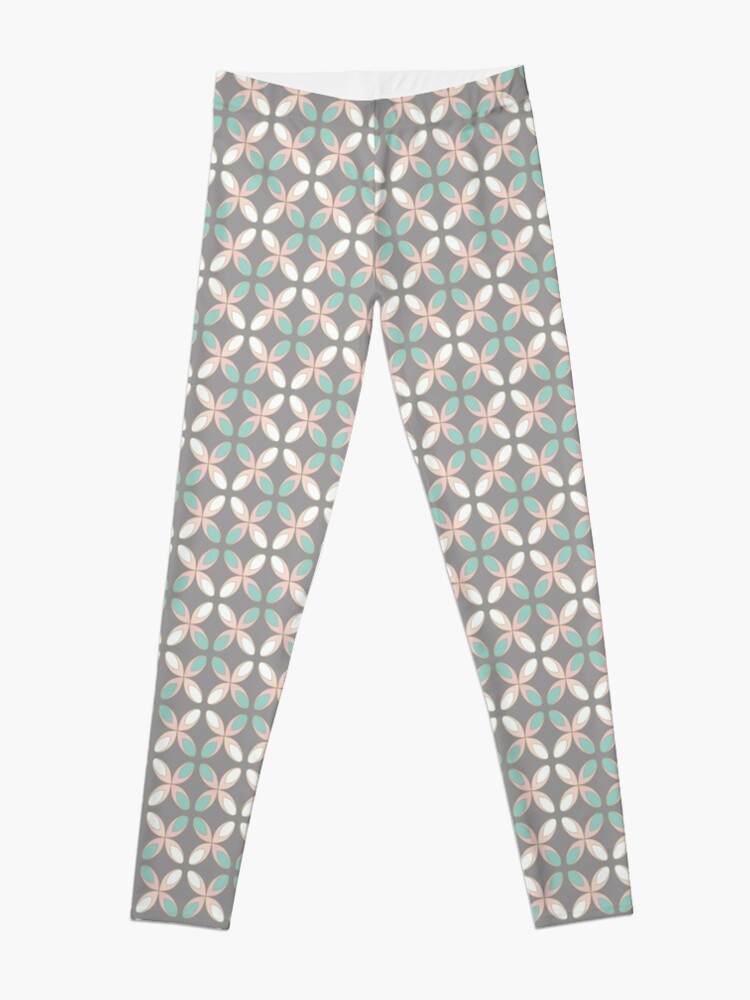 Alternate view of Floral Blush-Small Flower Leggings