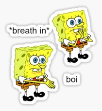  Spongebob  Boi Meme  Stickers  Redbubble