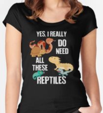 Besoin de tous ces reptiles T-shirt échancré