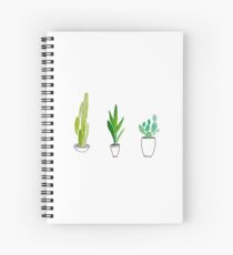 Cuaderno de espiral Cactus acuarela