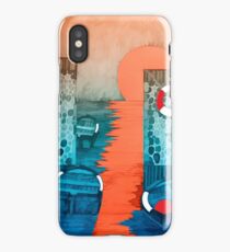 Sun Falling into the Sea iPhone Case