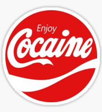 enjoy coke(aine) Sticker