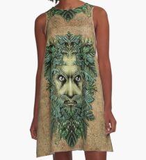 The Green Man A-Line Dress