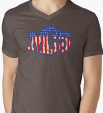 VINTAGE OD379 Mc5 Americana Kotj Trending Men's V-Neck T-Shirt
