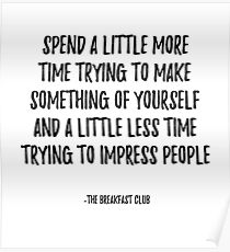 Breakfast Club - Time Poster