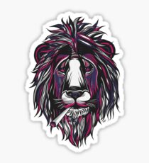 Smoke Lion Sticker