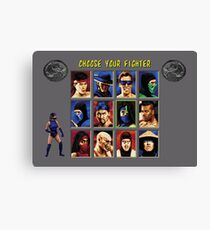 Mortal Kombat 2 – Choose Kitana Canvas Print