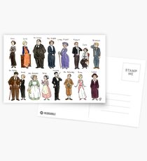 Downton A. Portraits Postcards