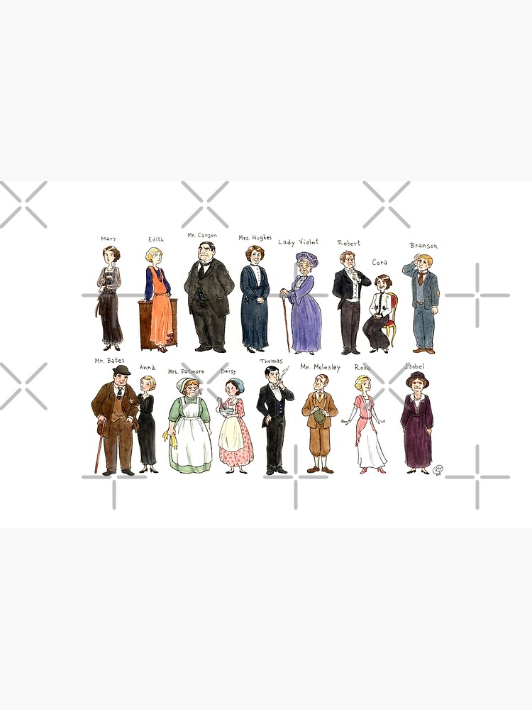 Downton A. Portraits by Roby-boh