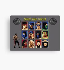 Mortal Kombat 2 – Choose Jax Canvas Print