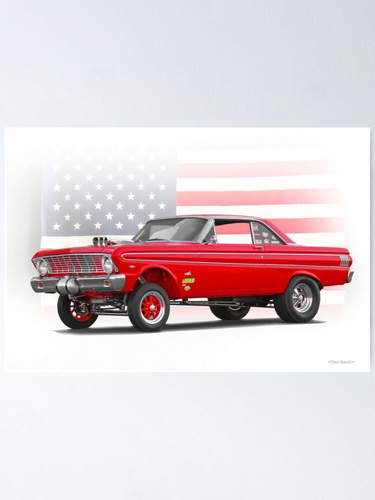 1964 Ford Falcon Gasser I Poster Von Davekoontz Redbubble