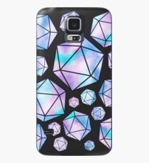 Blaue und violette Crystal D20 Collage Hülle & Skin für Samsung Galaxy