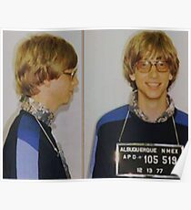 Bill Gates Mug Schuss horizontale Farbe Mugshot Poster