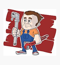 Plumber Photographic Print