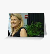 Lovely Lady 21 - Vanna White Greeting Card