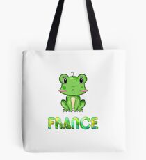 France Frog Tote Bag