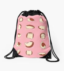 Hedgehog yoga Drawstring Bag