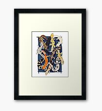 Gecko overdrive Framed Print