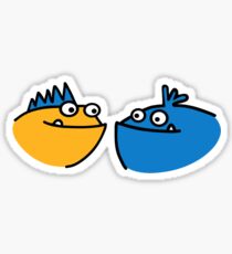 Cute funny monster Sticker