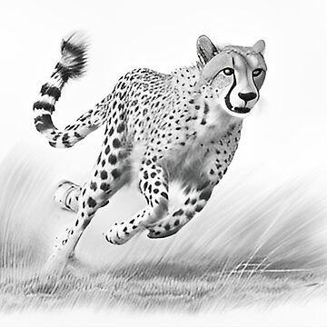 How To Draw a Cheetah | Step By Step - YouTube | Cheetah drawing, Animal  line drawings, Face drawing