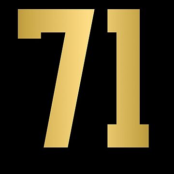 Golden Number 10 - Sports Numbers  Sticker for Sale by nocap82