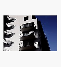 The unexpected knock on the door Photographic Print