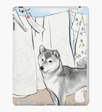 Shiba inu, Kimono and Summer breeze iPad Case/Skin