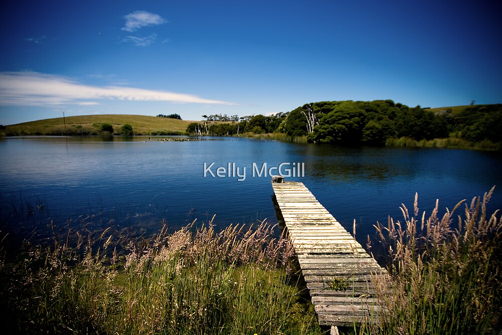 "Kate's Dam, Wesley Vale Tasmania" by Kelly McGill Redbubble
