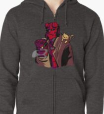 hellboy Zipped Hoodie