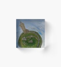 Glencolmcille Church - Sky Out Acrylic Block