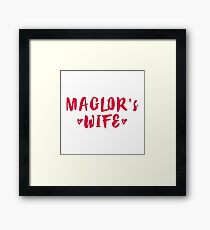 Maglor's Wife Framed Print