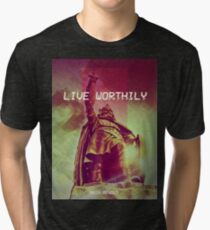 Live Worthily - Alfred the Great Tri-blend T-Shirt