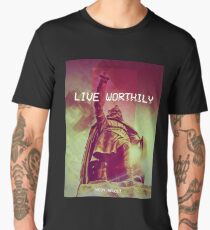 Live Worthily - Alfred the Great Men's Premium T-Shirt
