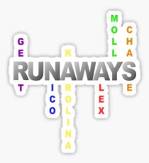 Runaways + Names Sticker