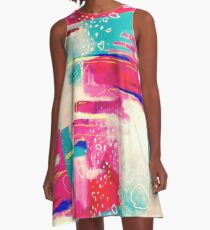 Misty Pink A-Line Dress