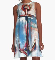 Anchors Away A-Line Dress