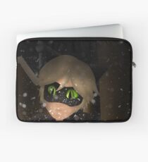 Chat Noir - Snow in Paris Laptop Sleeve
