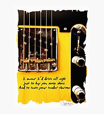 Bruce Springsteen Song Tribute Drive All Night Photographic Print